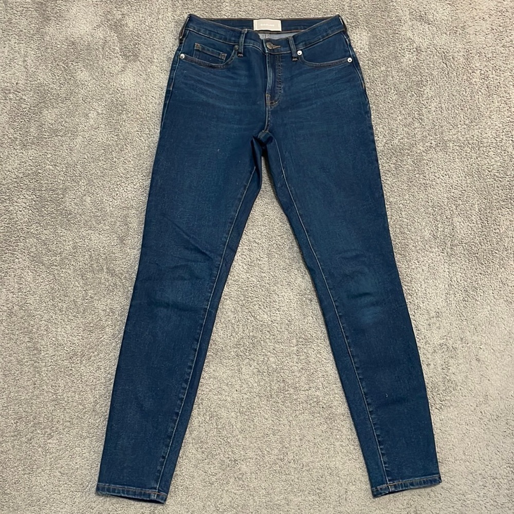 EC Everlane Cheeky Midrise Dark Wash Jeans - Size 27